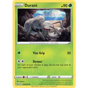 Durant 10/163 Pokemon TCG Sword & Shield Battle Styles