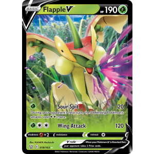 Rare Holo V Flapple V 18/163 Pokemon TCG Sword & Shield Battle Styles