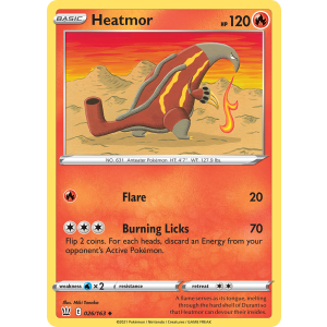 Heatmor 26/163 Pokemon TCG Sword & Shield Battle Styles