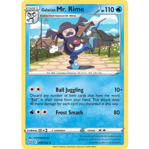 Galarian Mr. Rime 35/163 Pokemon TCG Sword & Shield Battle Styles