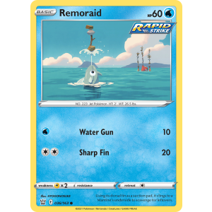 Remoraid 36/163 Pokemon TCG Sword & Shield Battle Styles