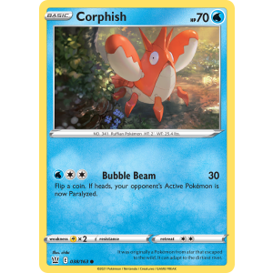 Corphish 38/163 Pokemon TCG Sword & Shield Battle Styles