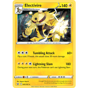 Electivire 45/163 Pokemon TCG Sword & Shield Battle Styles