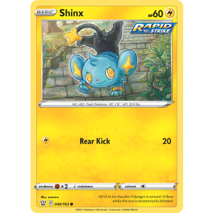 Shinx 46/163 Pokemon TCG Sword & Shield Battle Styles