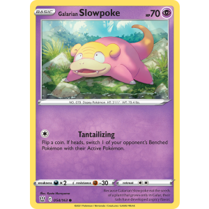 Galarian Slowpoke 54/163 Pokemon TCG Sword & Shield Battle Styles