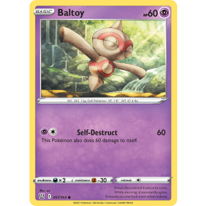 Baltoy 57/163 Pokemon TCG Sword & Shield Battle Styles