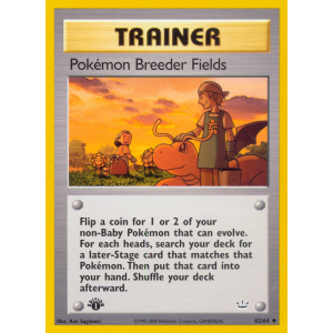 Pokémon Breeder Fields 62/64 Pokemon TCG Neo Neo Revelation