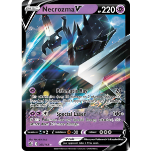 Rare Holo V Necrozma V 63/163 Pokemon TCG Sword & Shield Battle Styles