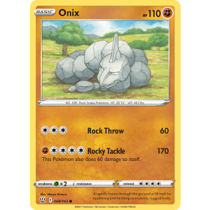 Onix 68/163 Pokemon TCG Sword & Shield Battle Styles