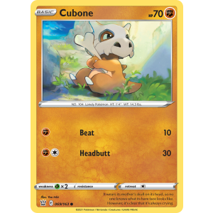 Cubone 69/163 Pokemon TCG Sword & Shield Battle Styles