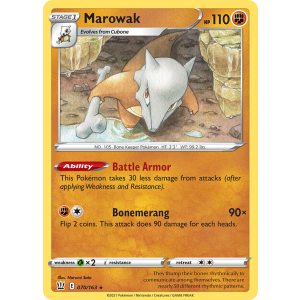 Marowak 70/163 Pokemon TCG Sword & Shield Battle Styles