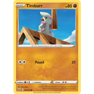 Timburr 73/163 Pokemon TCG Sword & Shield Battle Styles