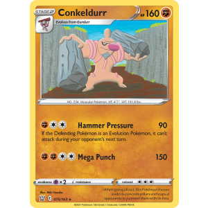 Conkeldurr 75/163 Pokemon TCG Sword & Shield Battle Styles