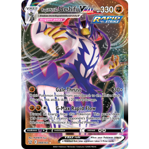 Rare Holo VMAX Rapid Strike Urshifu VMAX 88/163 Pokemon TCG Sword & Shield Battle Styles