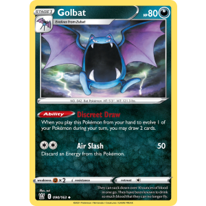 Golbat 90/163 Pokemon TCG Sword & Shield Battle Styles