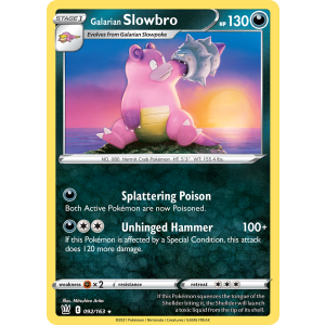 Galarian Slowbro 92/163 Pokemon TCG Sword & Shield Battle Styles