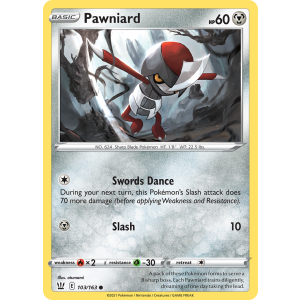 Pawniard 103/163 Pokemon TCG Sword & Shield Battle Styles