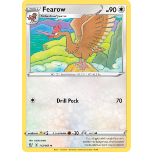 Fearow 112/163 Pokemon TCG Sword & Shield Battle Styles