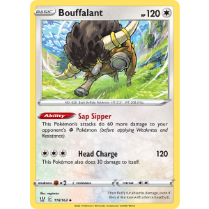 Bouffalant 118/163 Pokemon TCG Sword & Shield Battle Styles