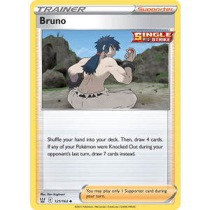 Bruno 121/163 Pokemon TCG Sword & Shield Battle Styles