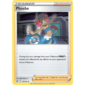 Phoebe 130/163 Pokemon TCG Sword & Shield Battle Styles