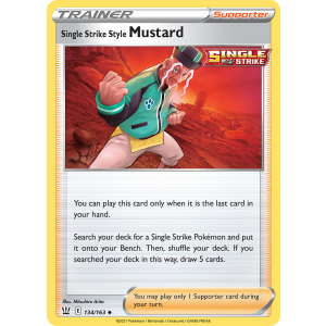 Single Strike Style Mustard 134/163 Pokemon TCG Sword & Shield Battle Styles