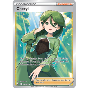 Rare Ultra Cheryl 159/163 Pokemon TCG Sword & Shield Battle Styles