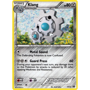  Klang 11/12 Pokemon TCG Other McDonald's Collection 2012