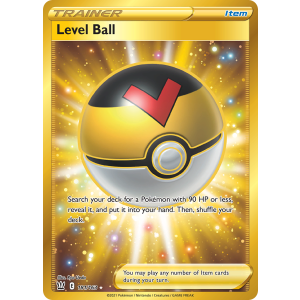 Rare Secret Level Ball 181/163 Pokemon TCG Sword & Shield Battle Styles