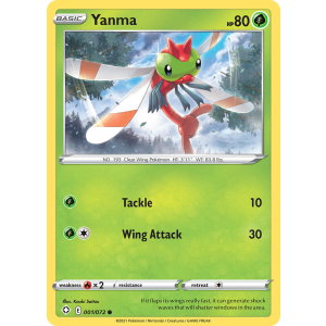 Yanma 1/72 Pokemon TCG Sword & Shield Shining Fates