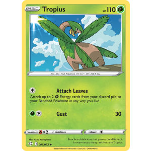 Tropius 5/72 Pokemon TCG Sword & Shield Shining Fates