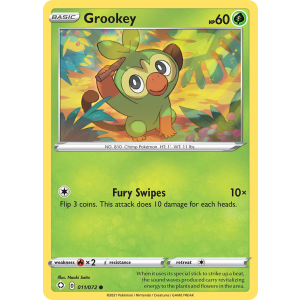 Grookey 11/72 Pokemon TCG Sword & Shield Shining Fates