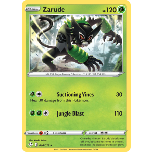 Zarude 16/72 Pokemon TCG Sword & Shield Shining Fates