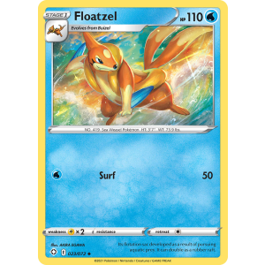 Floatzel 23/72 Pokemon TCG Sword & Shield Shining Fates