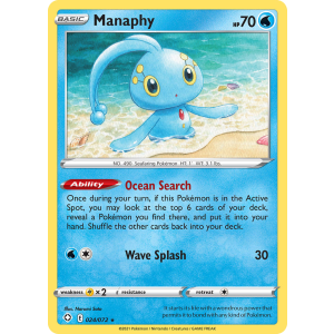 Manaphy 24/72 Pokemon TCG Sword & Shield Shining Fates