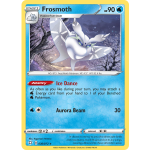 Rare Holo Frosmoth 30/72 Pokemon TCG Sword & Shield Shining Fates