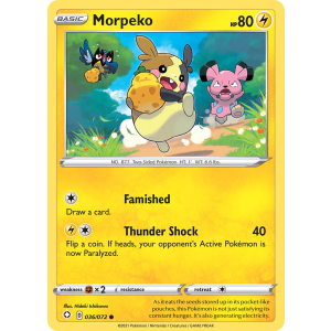 Morpeko 36/72 Pokemon TCG Sword & Shield Shining Fates