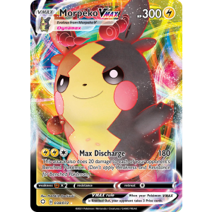 Rare Holo VMAX Morpeko VMAX 38/72 Pokemon TCG Sword & Shield Shining Fates