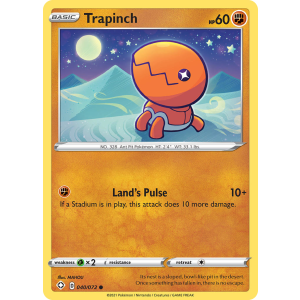 Trapinch 40/72 Pokemon TCG Sword & Shield Shining Fates