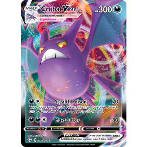 Rare Holo VMAX Crobat VMAX 45/72 Pokemon TCG Sword & Shield Shining Fates