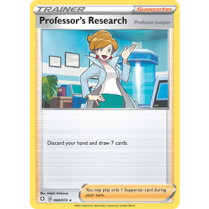 Professor's Research 60/72 Pokemon TCG Sword & Shield Shining Fates