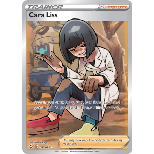 Rare Ultra Cara Liss 67/72 Pokemon TCG Sword & Shield Shining Fates