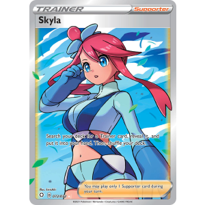 Rare Ultra Skyla 72/72 Pokemon TCG Sword & Shield Shining Fates