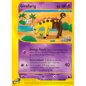 Girafarig 58/144 Pokemon TCG E-Card Skyridge