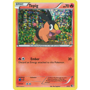  Tepig 3/12 Pokemon TCG Other McDonald's Collection 2011