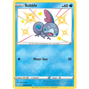 Rare Shiny Sobble SV025/122 Pokemon TCG Sword & Shield Shining Fates Shiny Vault