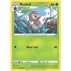 Nuzleaf 11/185 Pokemon TCG Sword & Shield Vivid Voltage