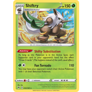 Shiftry 12/185 Pokemon TCG Sword & Shield Vivid Voltage