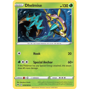 Dhelmise 19/185 Pokemon TCG Sword & Shield Vivid Voltage