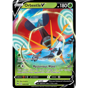 Rare Holo V Orbeetle V 20/185 Pokemon TCG Sword & Shield Vivid Voltage